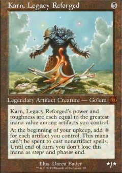 Karn, Legacy Reforged March of the Machine- The Aftermath Retro Frame